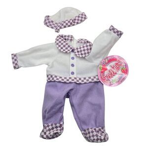 Vintage Uneeda Sweetums Doll Outfit Set NEW Baby Purple
